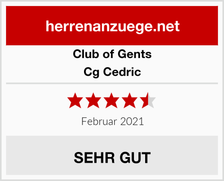 Club of Gents Cg Cedric Test