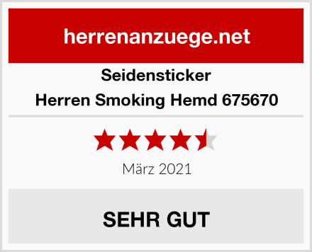 Seidensticker Herren Smoking Hemd 675670 Test
