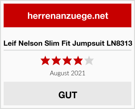  Leif Nelson Slim Fit Jumpsuit LN8313 Test