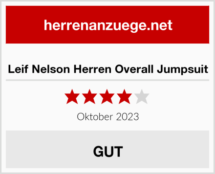  Leif Nelson Herren Overall Jumpsuit Test
