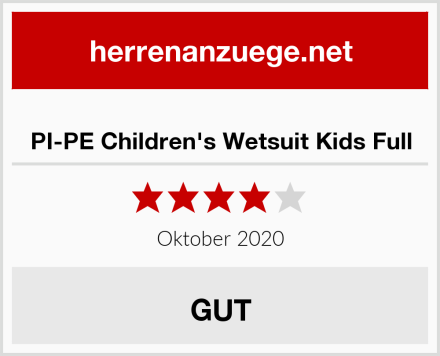  PI-PE Children's Wetsuit Kids Full Test