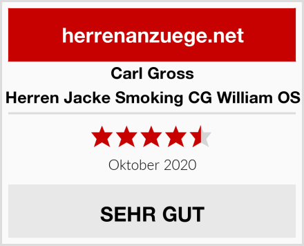 Carl Gross Herren Jacke Smoking CG William OS Test