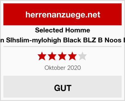 Selected Homme Herren Slhslim-mylohigh Black BLZ B Noos Blazer Test