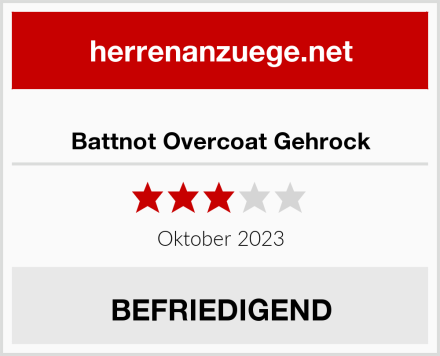 Battnot Overcoat Gehrock Test