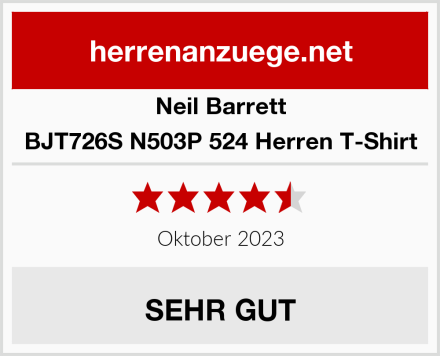 Neil Barrett BJT726S N503P 524 Herren T-Shirt Test