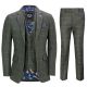 &nbsp; Xposed Anzug mit Fischgrätmuster Tan Tweed Test