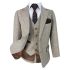 Paul Andrew Herren &#038; Jungen Karierter Tweed-Retro-Anzug